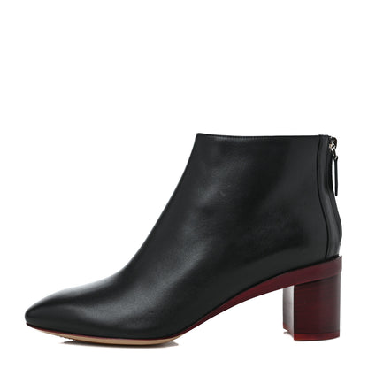 Hermes Nappa Riley Ankle Boots 37.5 Black 1 of 7