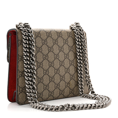 Gucci GG Supreme Monogram Mini Dionysus Shoulder Bag Red 3 of 13