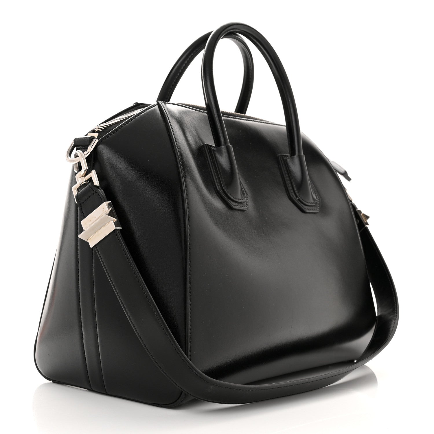 Givenchy Shiny Lord Calfskin Medium Antigona Black 3 of 10