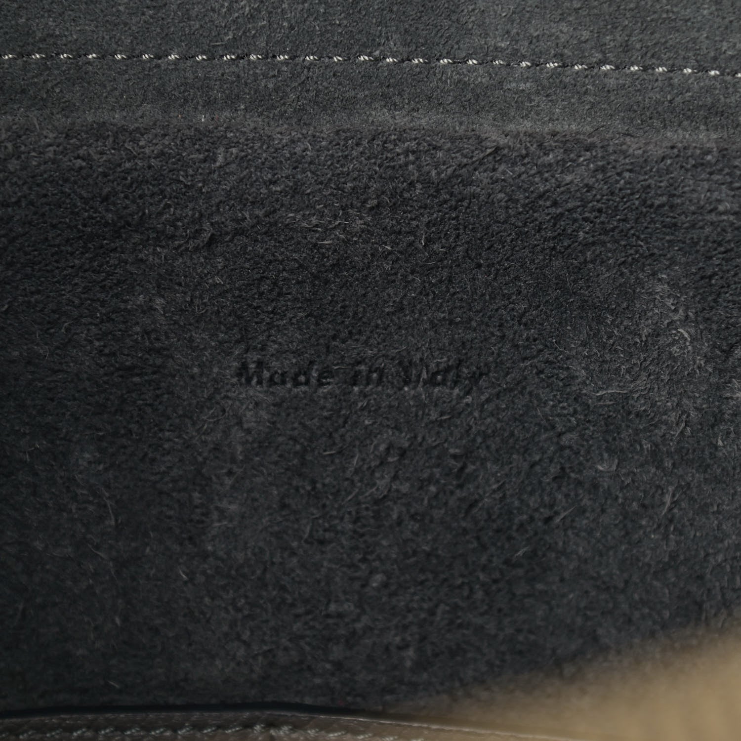 Celine Grained Calfskin Mini Belt Bag Grey 7 of 10