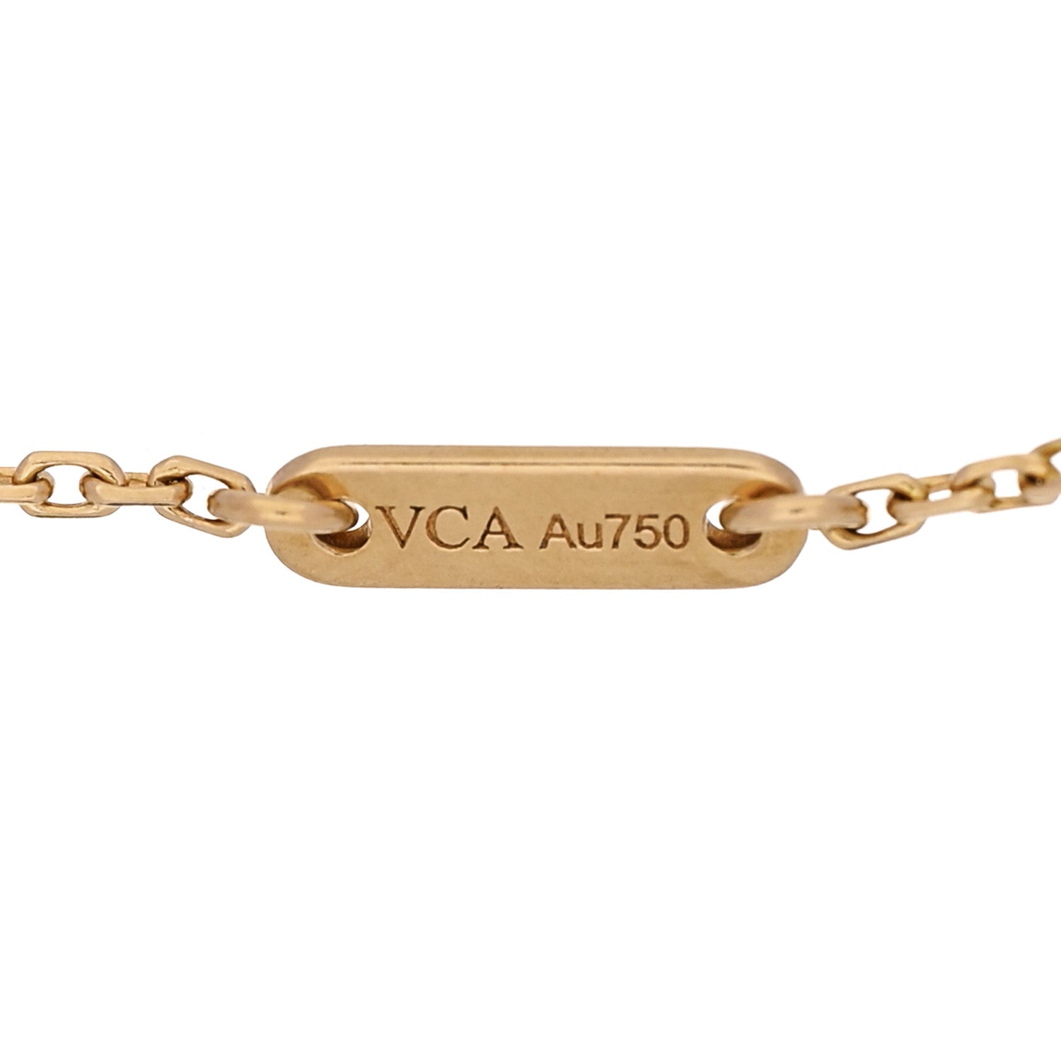 Van Cleef & Arpels 18K Yellow Gold Mother of Pearl Sweet Alhambra Bracelet 3 of 4