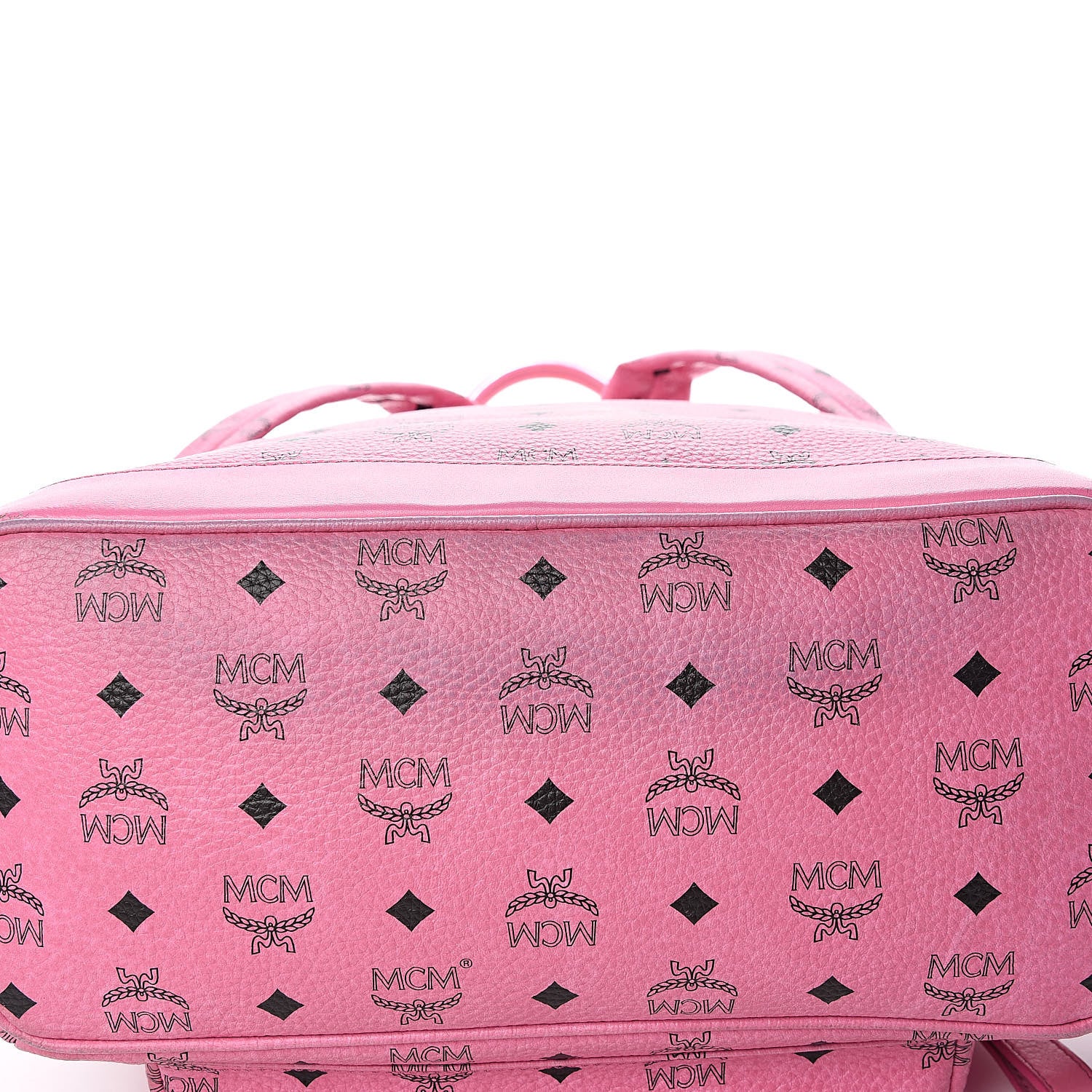 MCM Visetos Medium Sprinkle Stud Stark Backpack Pink 11 of 21