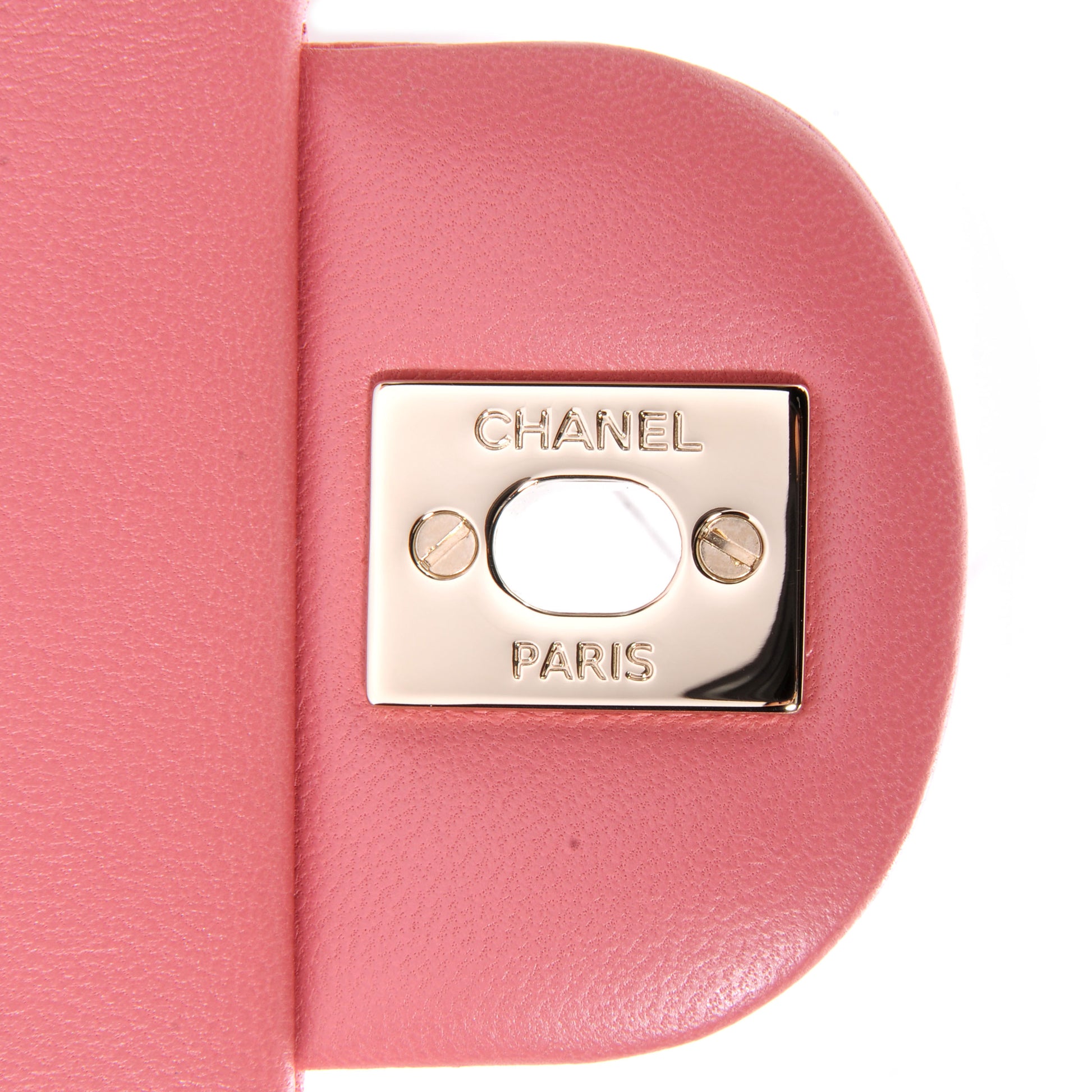 Chanel Lambskin Quilted Valentine Charms Medium Single Flap Pink 10 of 10