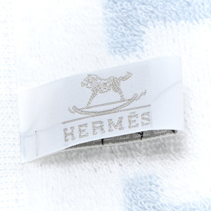 Hermes Cotton Avalon Bath Towel Bleu Glacier 3 of 5