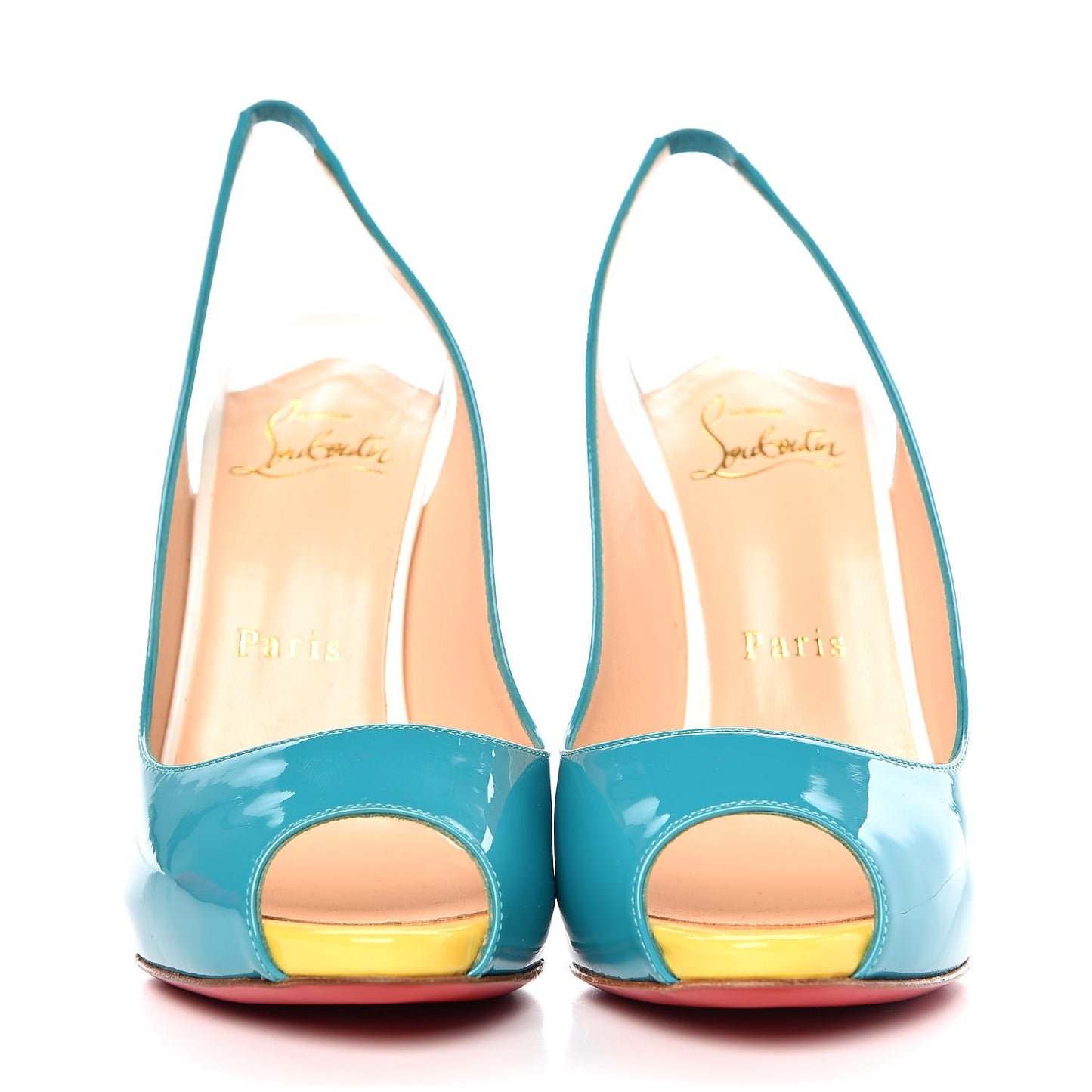 Patent Flo Sling 120 Pumps 36.5 Caraibes Canari