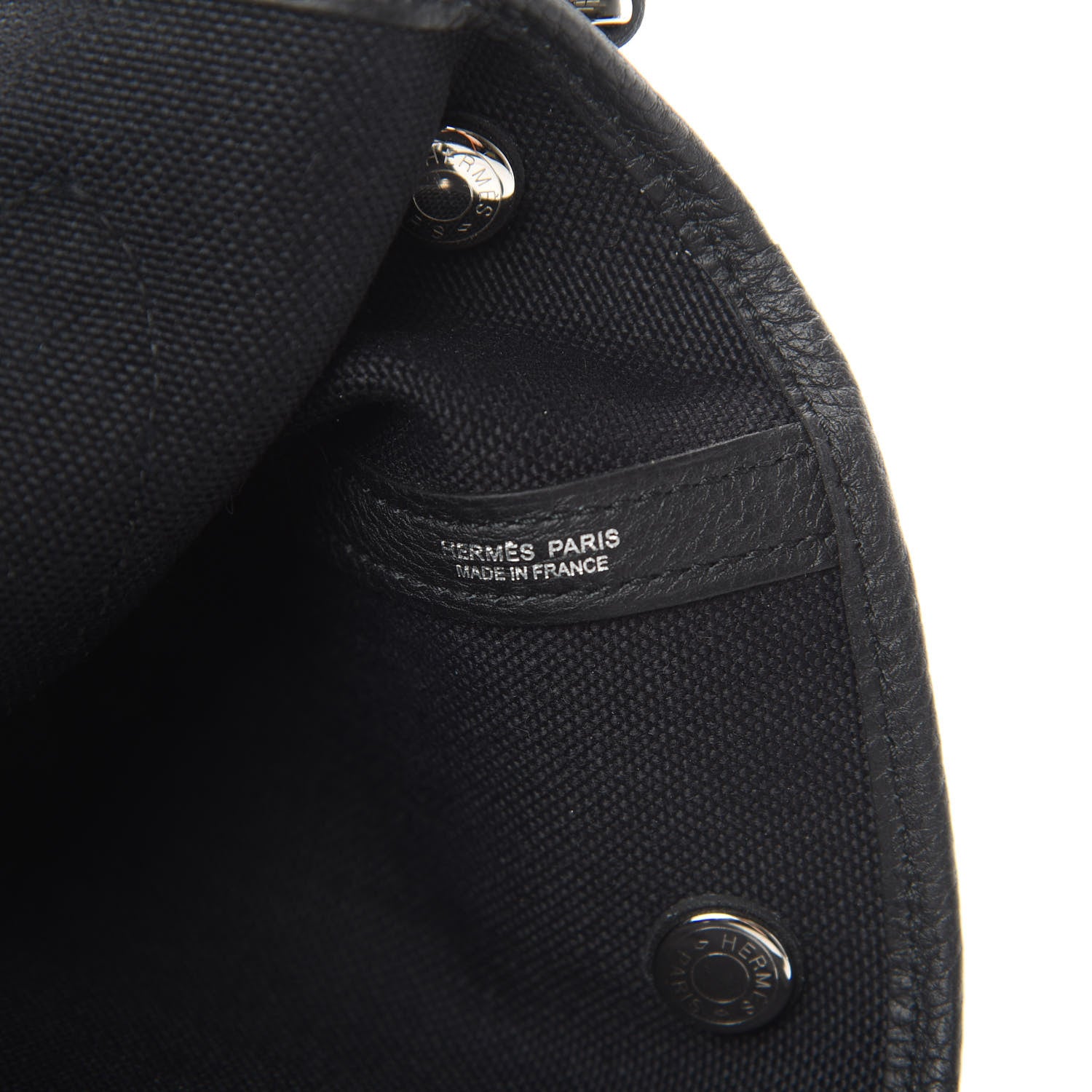 Hermes Toile Militaire Negonda Garden File PM Black 7 of 11