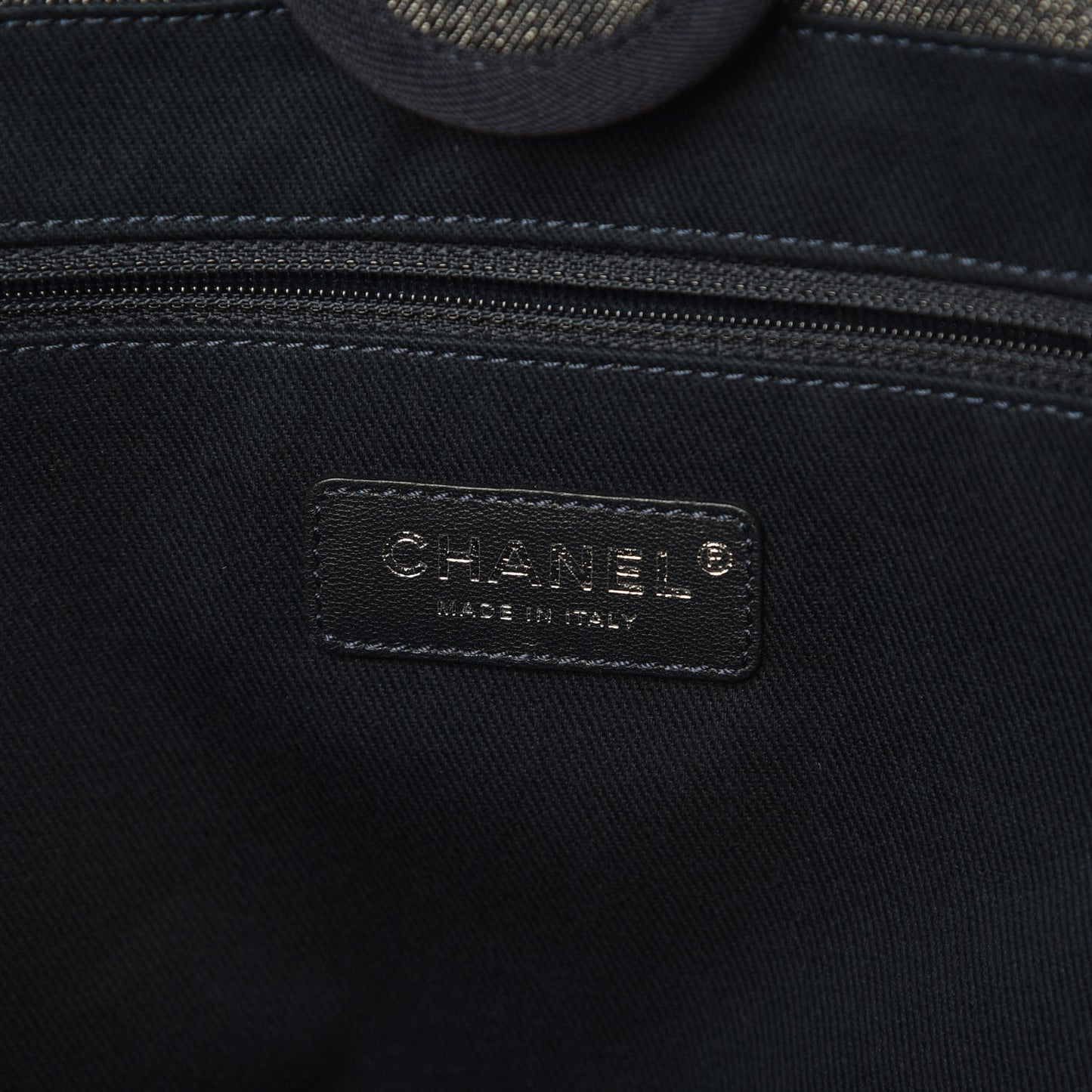Denim Small Deauville Tote Dark Blue