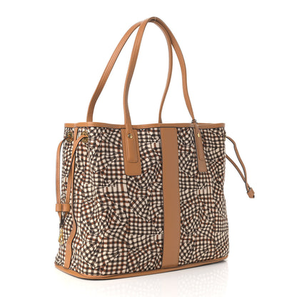 MCM Visetos Medium Liz Reversible Shopper Tote Cognac 6 of 14