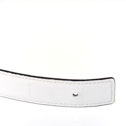 Hermes Swift Epsom 24mm Belt Strap 80 White Etoupe 5 of 7