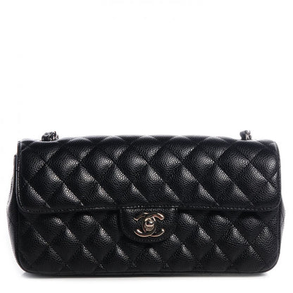 Chanel Caviar East West Flap Bag Black 1 of 9