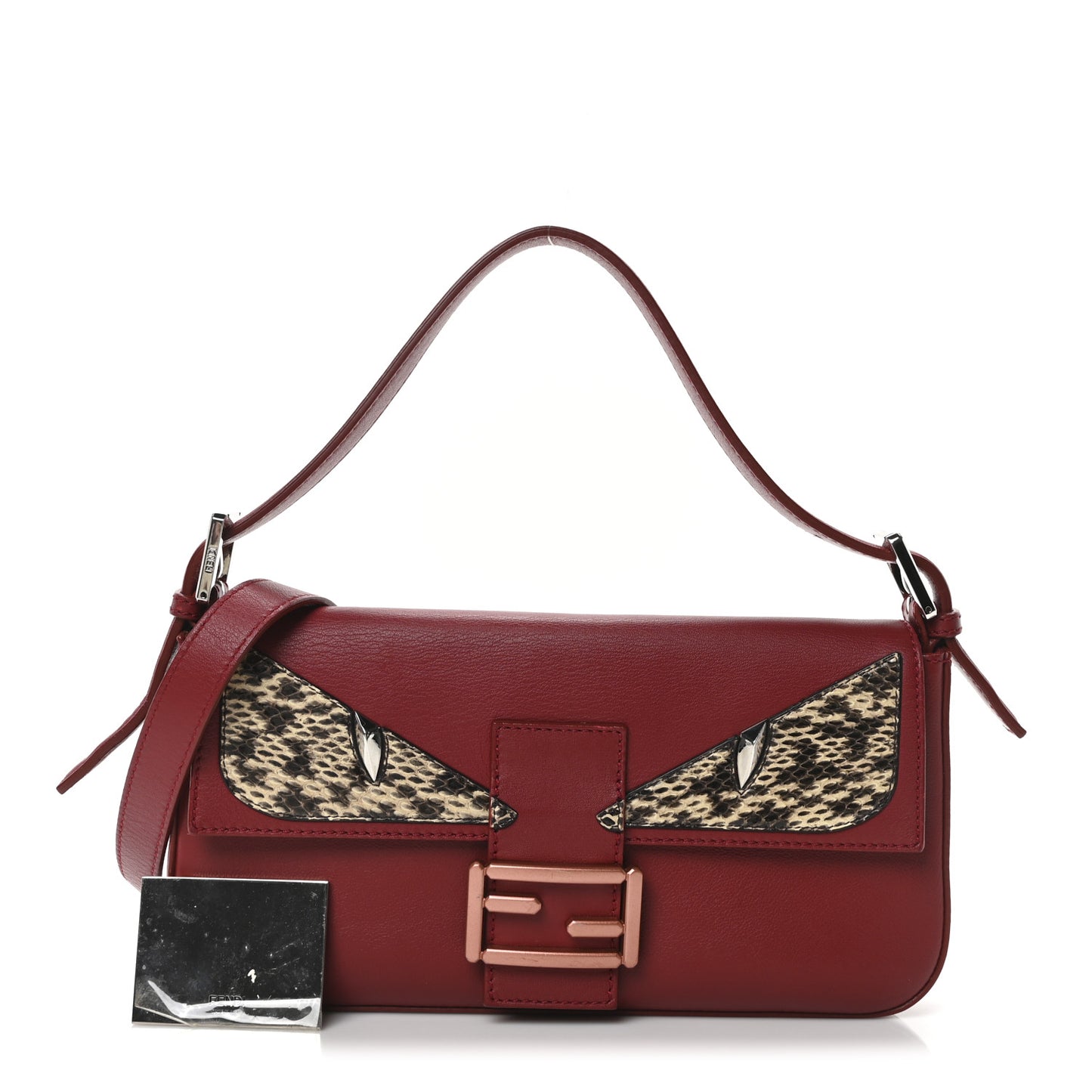 Vitello Dolce Elaphe Monster Eyes Baguette Ribes Naturale