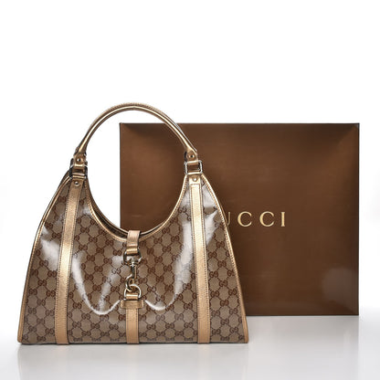 Gucci Crystal Monogram Medium Joy Shoulder Bag Bronze 8 of 8