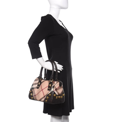 Burberry Supernova Mega Stud Chester Bowling Bag Chocolate 2 of 9