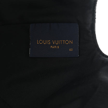 Louis Vuitton Calfskin Monogram Shadow Baseball Cap 60 Black 8 of 8