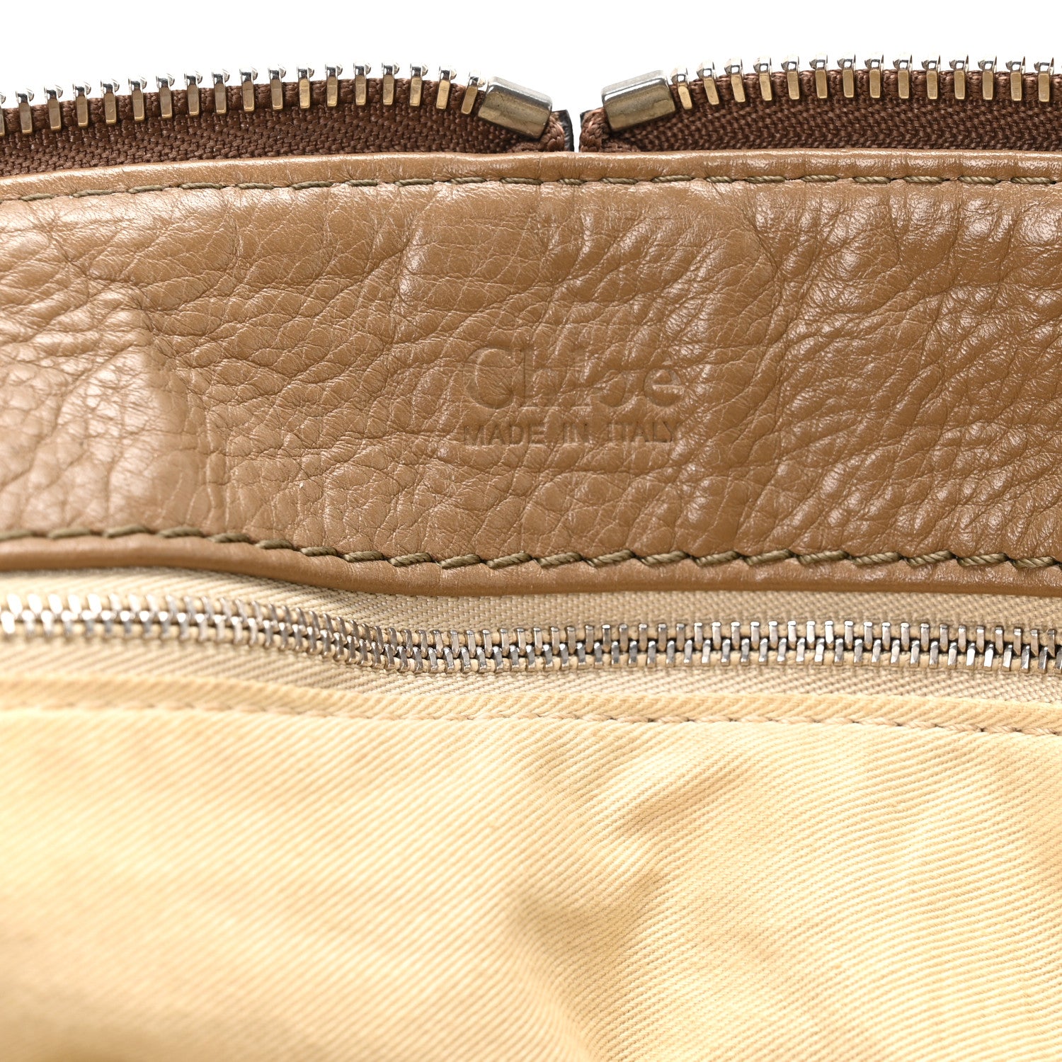 Chloe Calfskin Medium Paddington Capsule Satchel Elephant 1834332