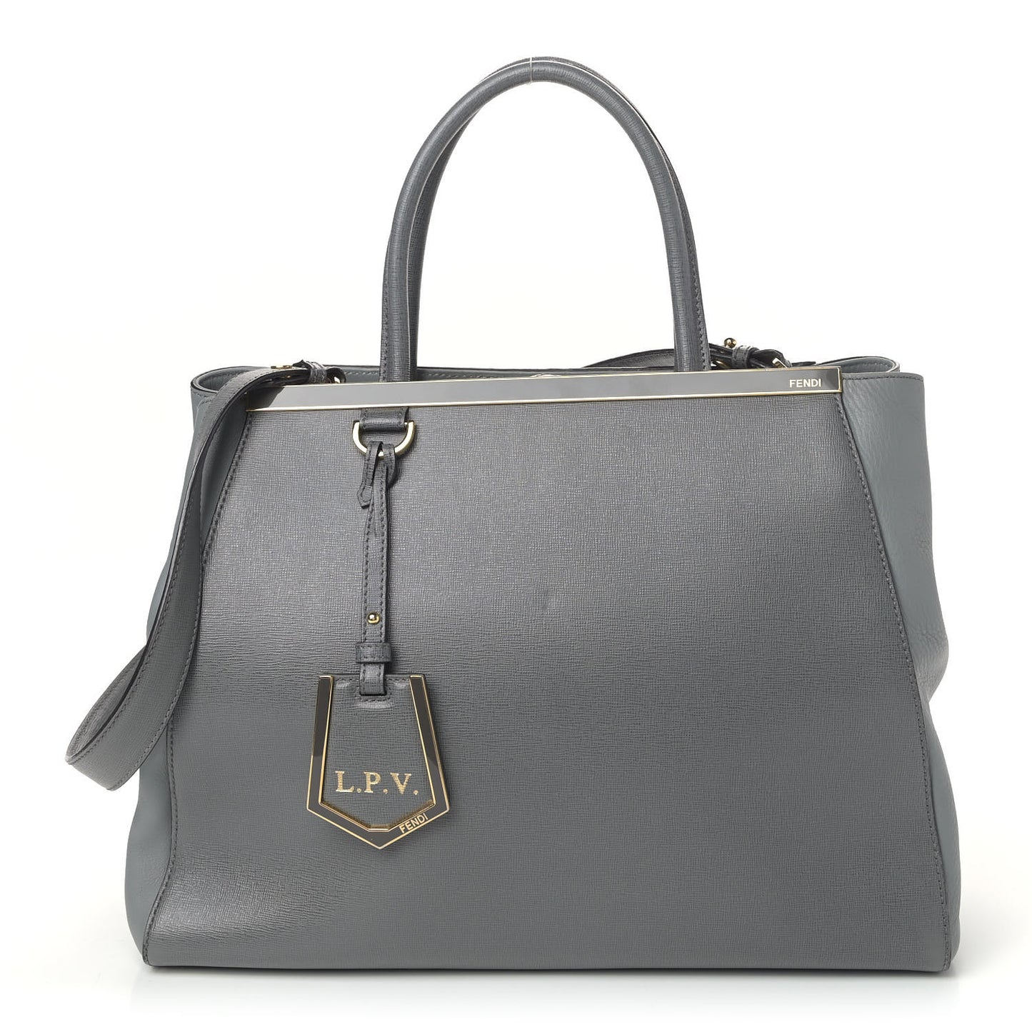 Vitello Elite Flamingo Regular 2Jours Tote Grigio Grigio Chiaro
