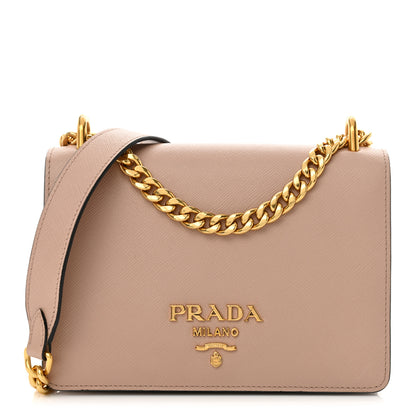 Prada Saffiano Chain Shoulder Bag Cammeo 1 of 11