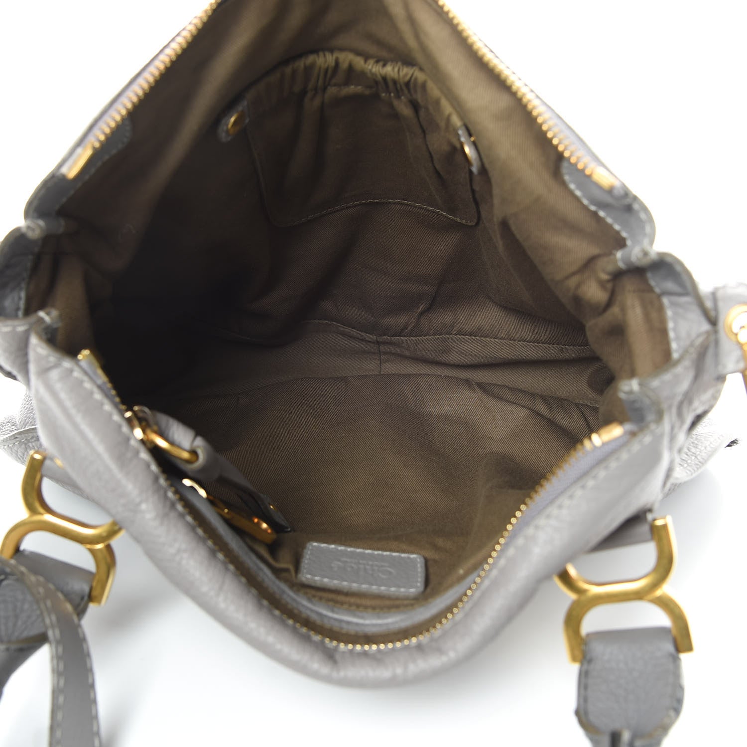 Chloe Calfskin Medium Marcie Satchel Cashmere Grey 5 of 21