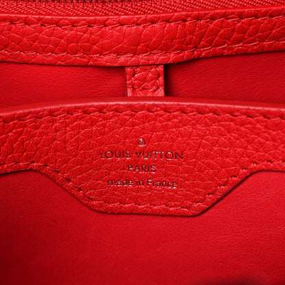 Louis Vuitton Taurillon Capucines BB Rubis 6 of 15