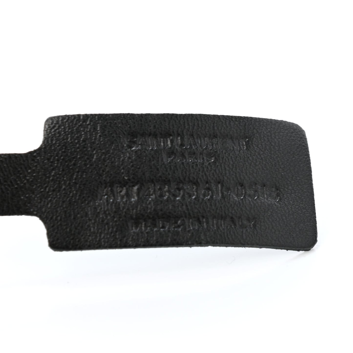 Calfskin Monogram Key Ring Black