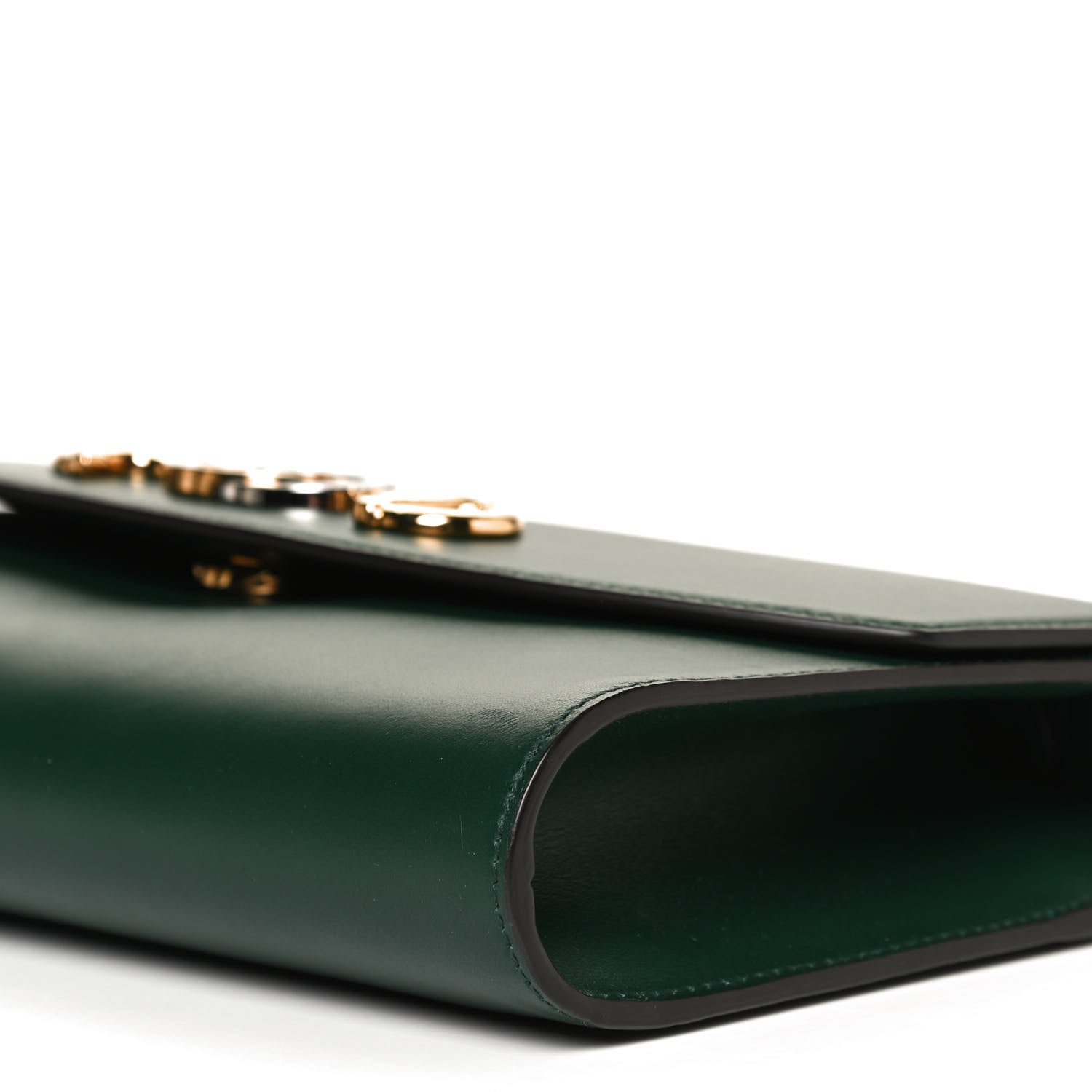Gucci Smooth Calfskin Small Zumi Top Handle Shoulder Bag Vintage Green 20 of 21