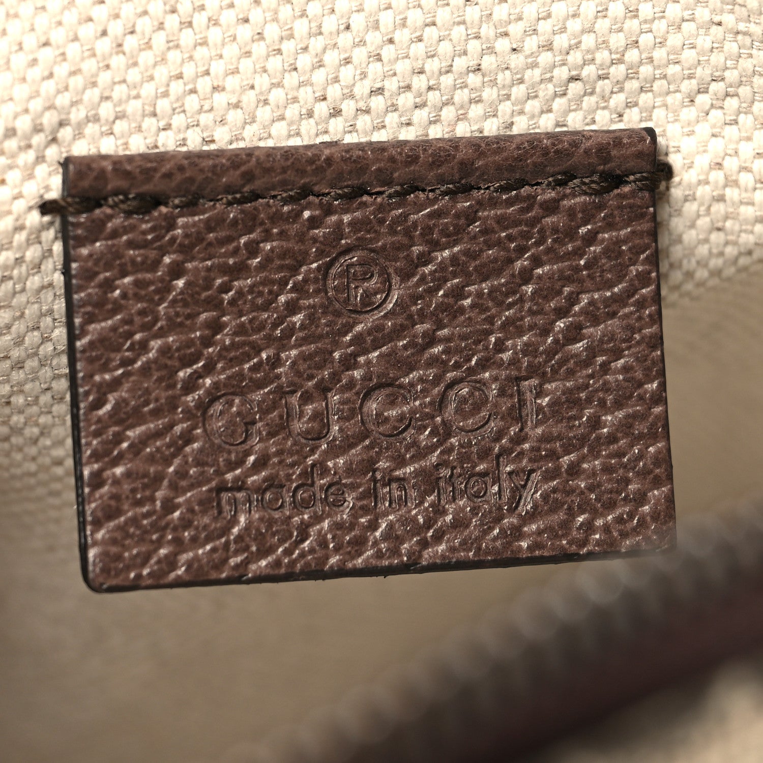 Gucci GG Supreme Monogram Mini Neo Vintage Double Zip Messenger Bag Beige New Acero Crop 6 of 10