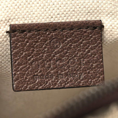 Gucci GG Supreme Monogram Mini Neo Vintage Double Zip Messenger Bag Beige New Acero Crop 6 of 10