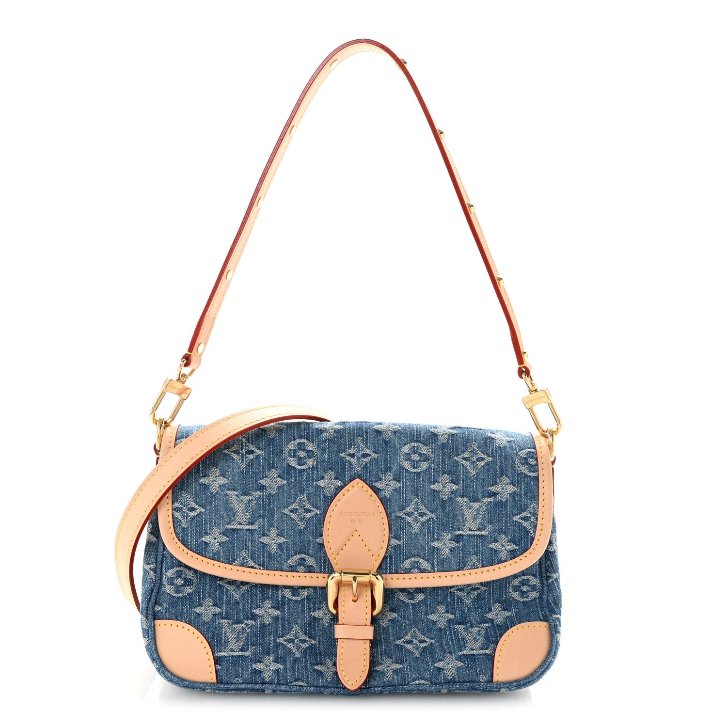 Louis Vuitton Monogram Denim Diane Blue 1 of 13