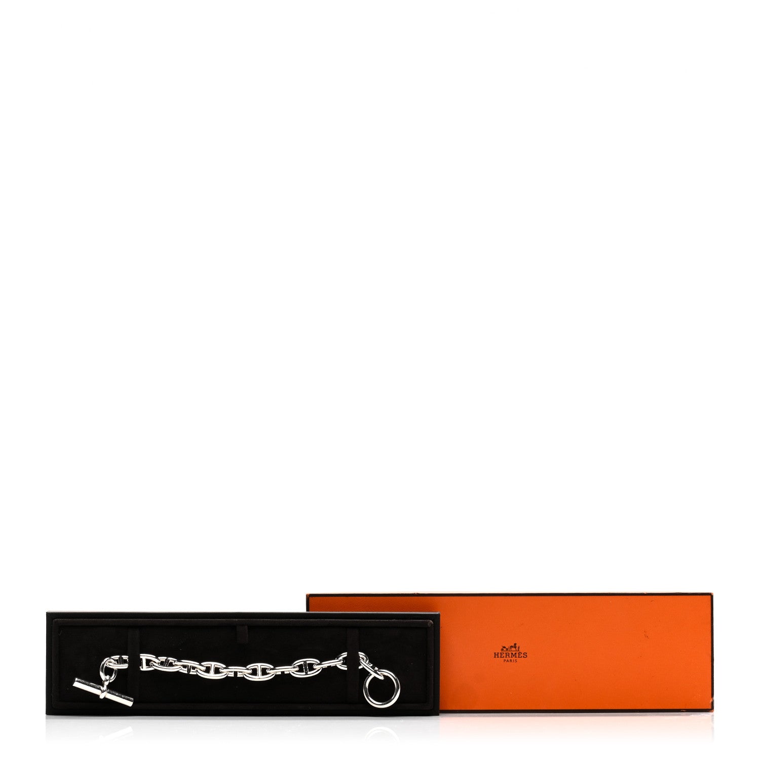 Hermes Sterling Silver MM Chaine d'Ancre Bracelet 4 of 4
