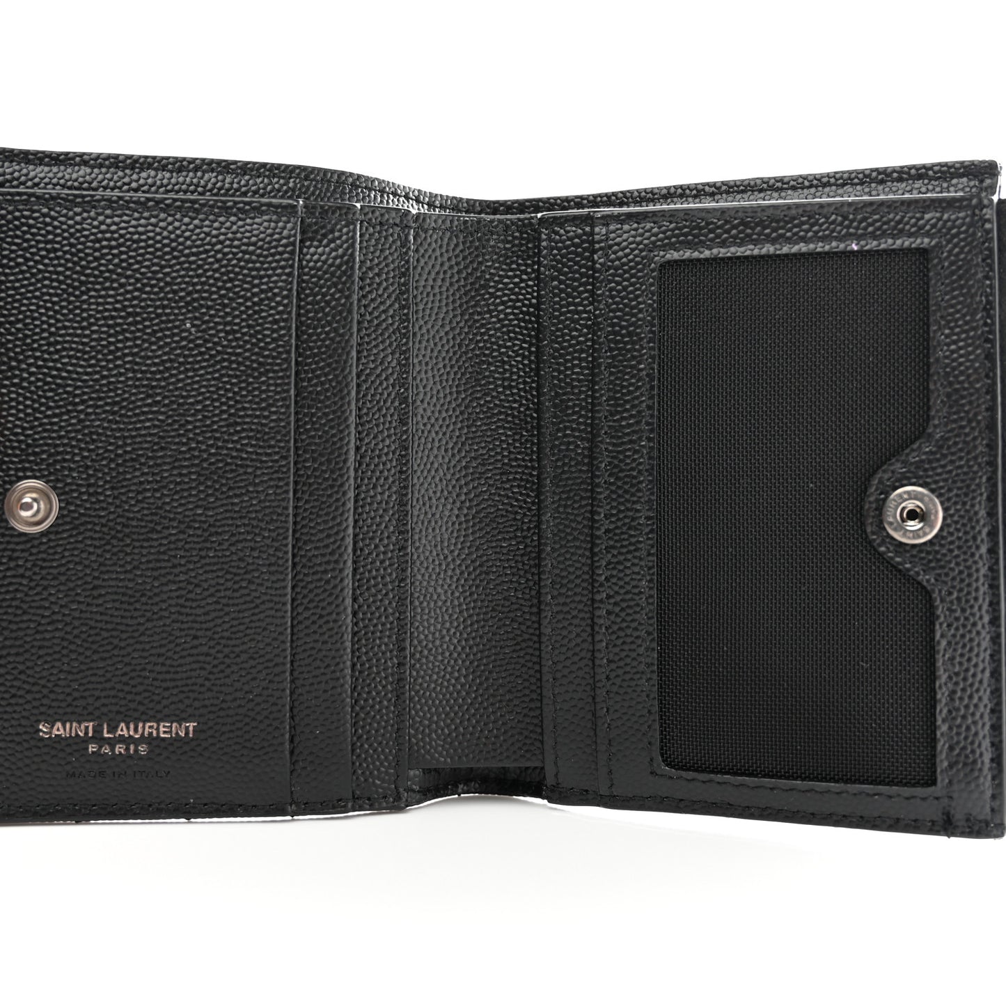 Grain De Poudre Matelasse Chevron Monogram Zipped Card Case Black