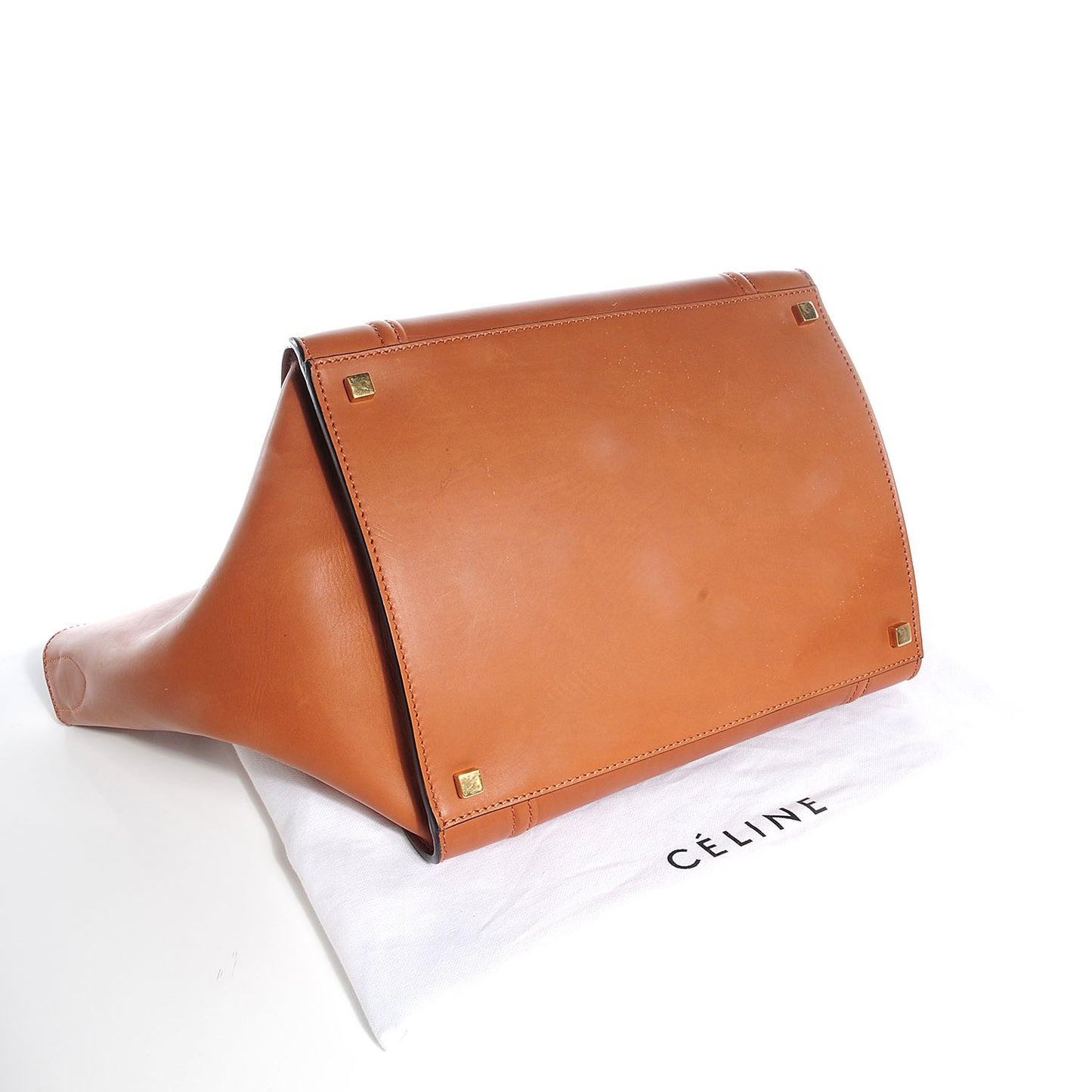 Natural Calfskin Medium Phantom Luggage Tan