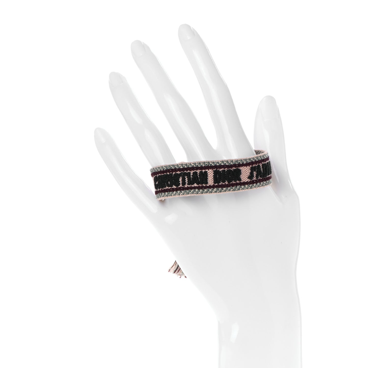 Woven Cotton J'Adior Friendship Bracelet Pink