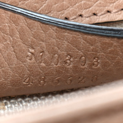 Gucci Dollar Calfskin Interlocking G Shoulder Bag Camelia 7 of 9