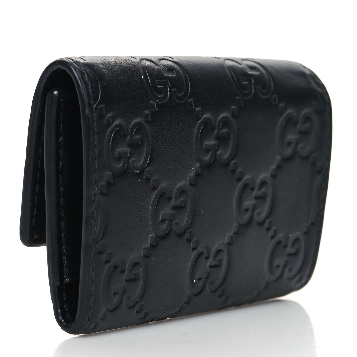 Guccissima 6 Key Holder Case Black