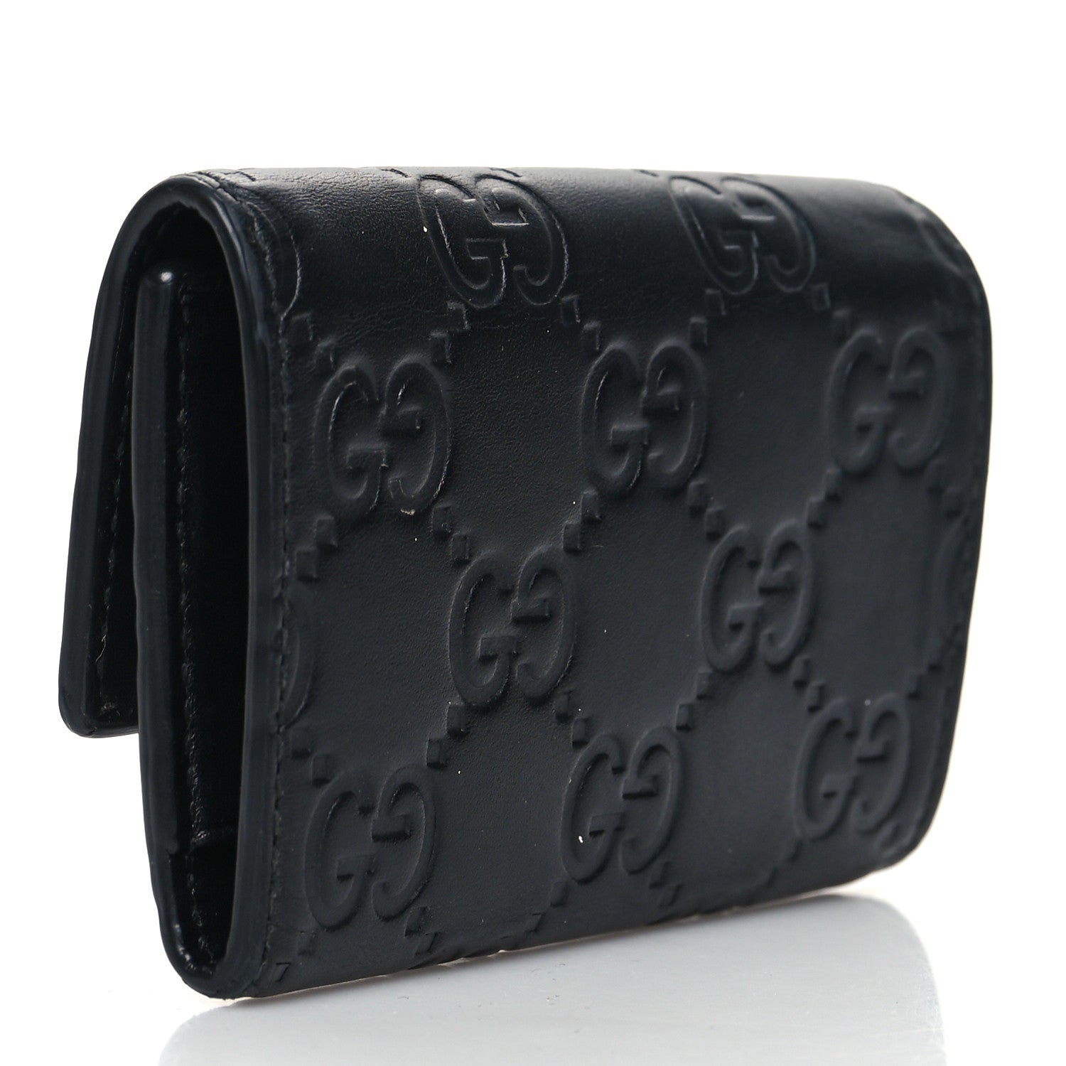 Gucci Guccissima 6 Key Holder Case Black 3 of 10