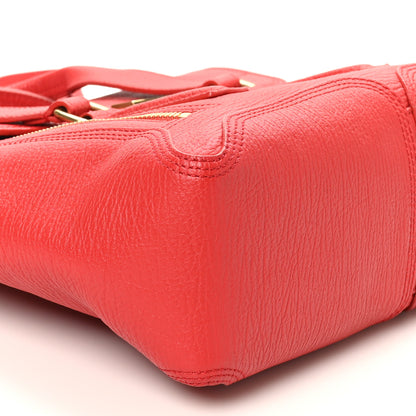 3.1 Phillip Lim Textured Calfskin Medium Pashli Satchel Red 8 of 9
