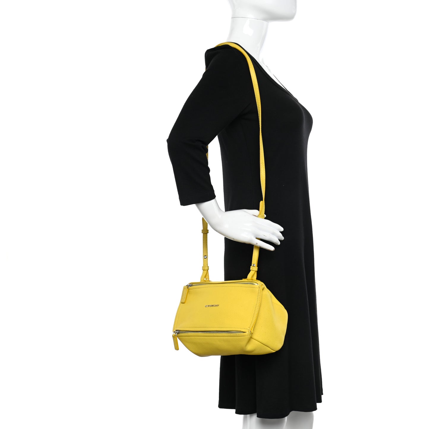 Sugar Goatskin Mini Pandora Yellow