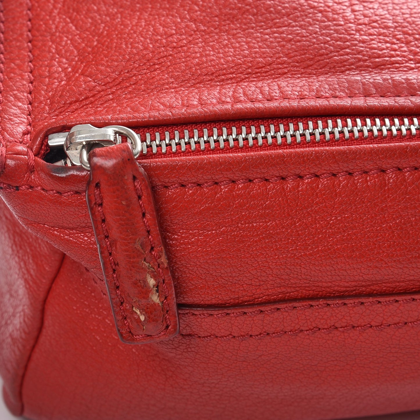 Sugar Goatskin Mini Pandora Red