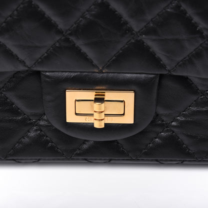 Chanel Aged Calfskin Quilted 2.55 Reissue Mini Flap Black 14 of 15