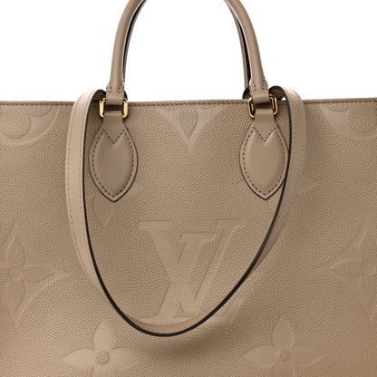 Louis Vuitton Empreinte Monogram Giant Onthego MM Tourterelle 7 of 9
