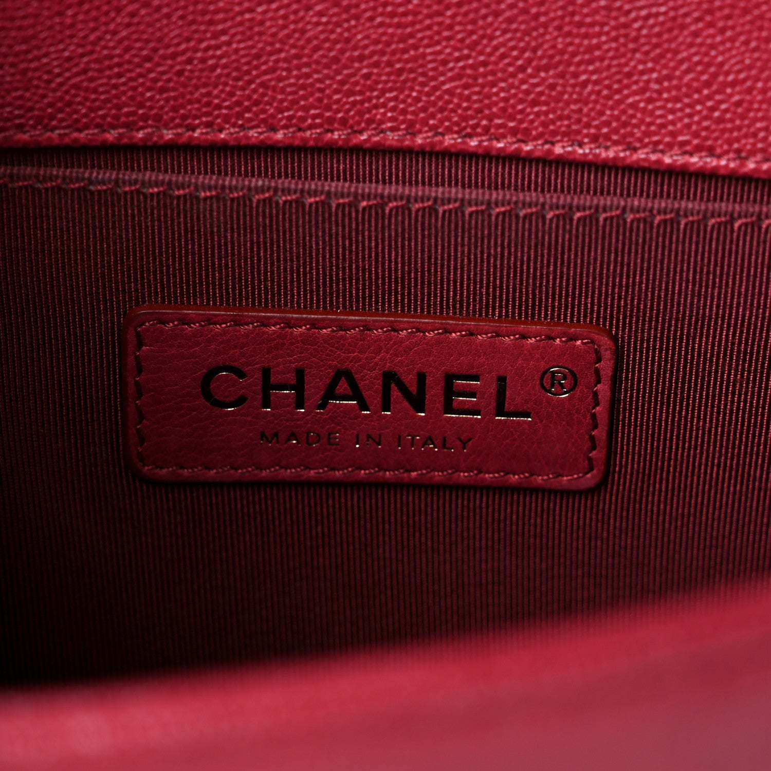 Chanel Caviar Quilted Small Boy Flap Fuchsia 6 of 9