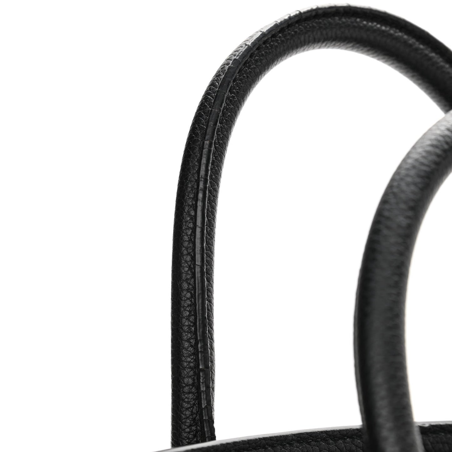 Grained Calfskin Medium Souple Sac De Jour Black