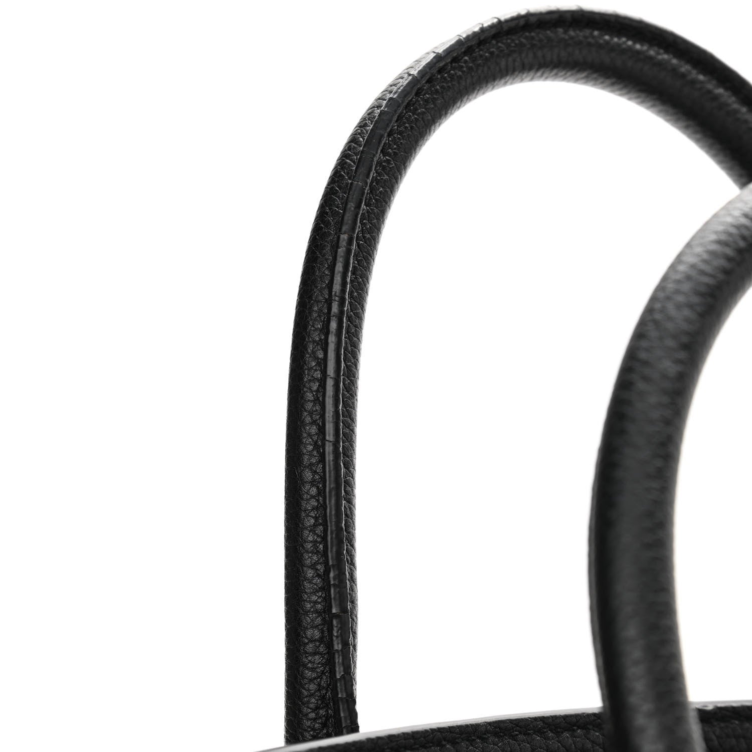 Saint Laurent Grained Calfskin Medium Souple Sac De Jour Black 11 of 12