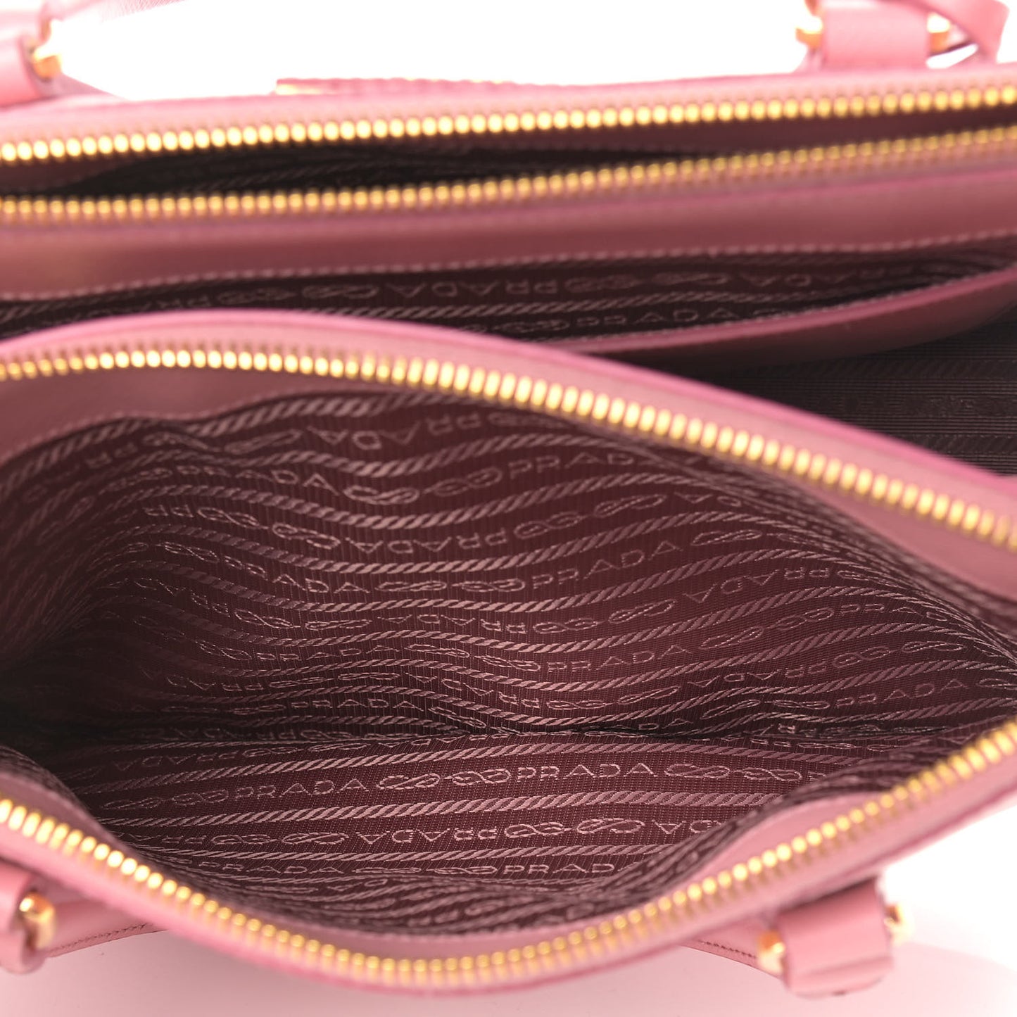 Saffiano Small Galleria Double Zip Tote Petalo