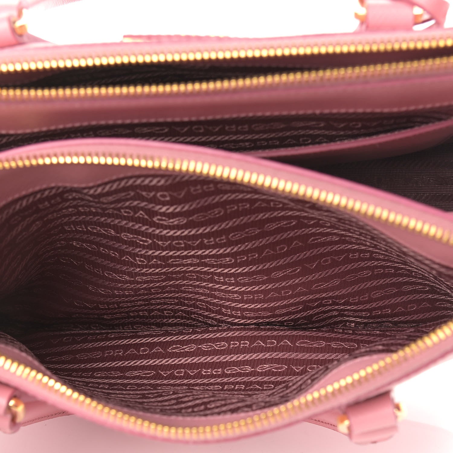 Prada Saffiano Small Galleria Double Zip Tote Petalo 11 of 16