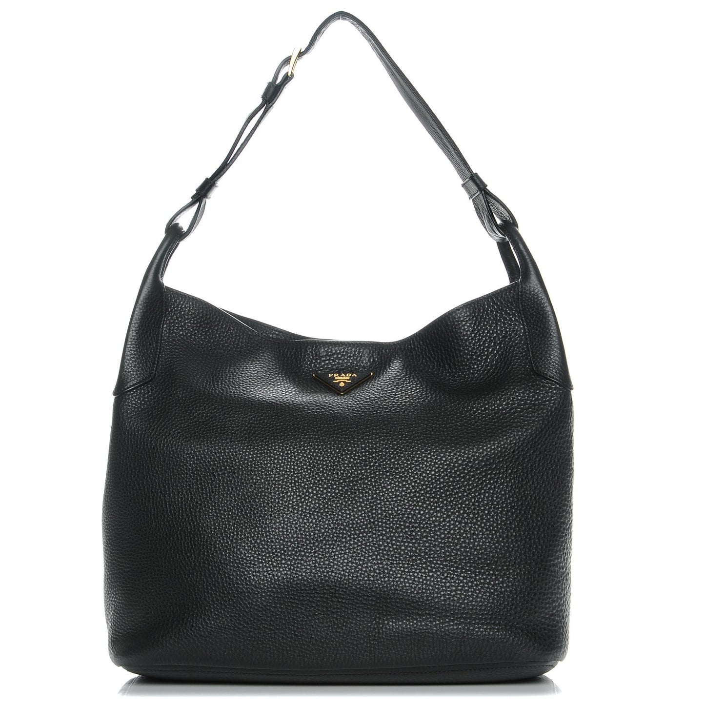 Vitello Daino Hobo Nero Black