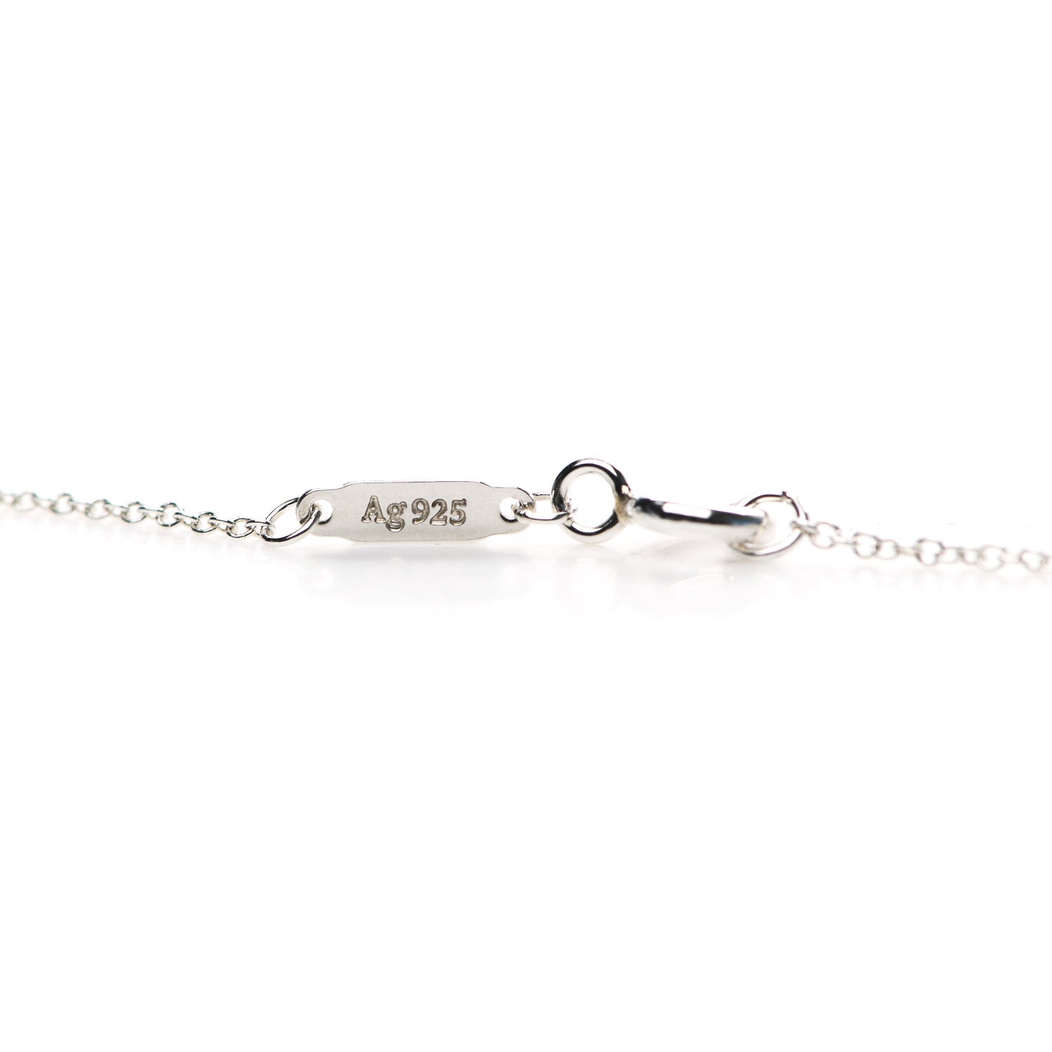 Tiffany Sterling Silver Mini Infinity Pendant Necklace 4 of 6