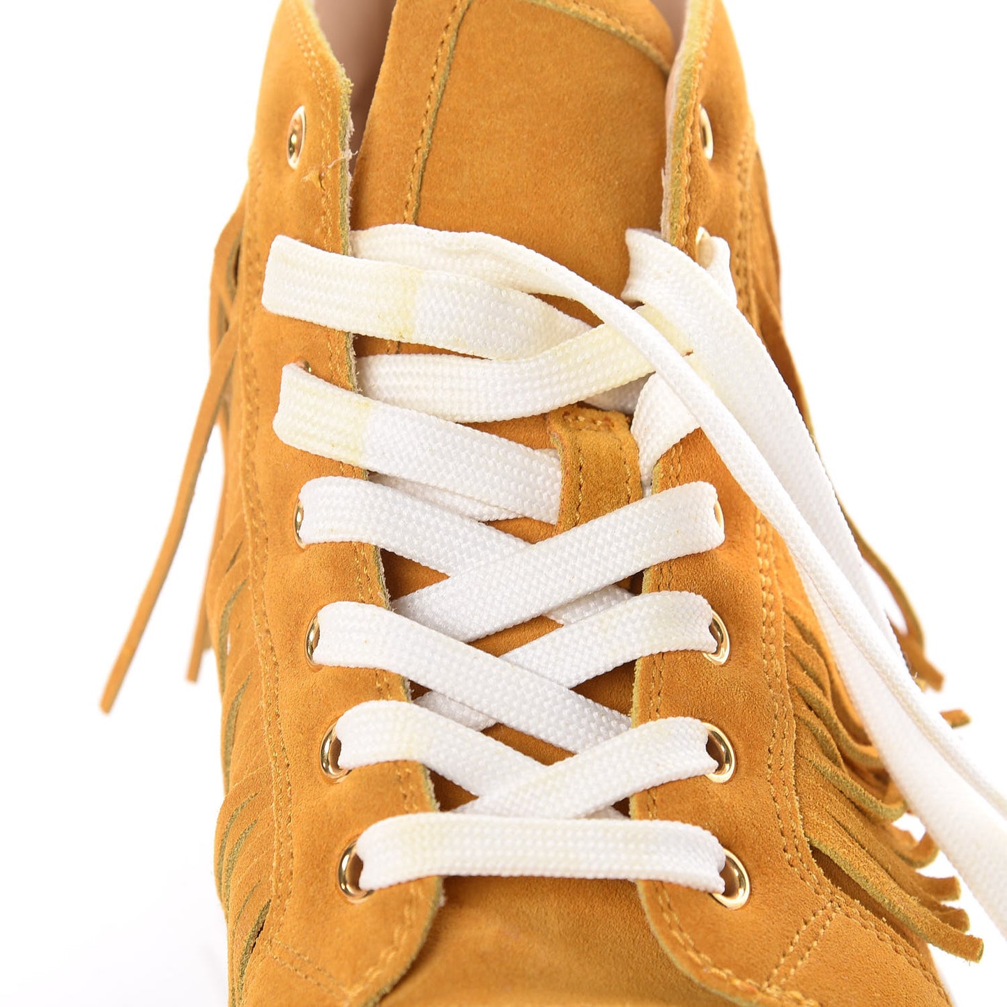 Suede Frangine Crosta Flat Sneakers 37.5 Full Moon