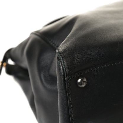 Fendi Vitello Suede Medium Peekaboo Iconic Satchel Black 13 of 13