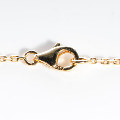 Van Cleef & Arpels 18K Yellow Gold Vintage Alhambra Pendant Necklace 6 of 7